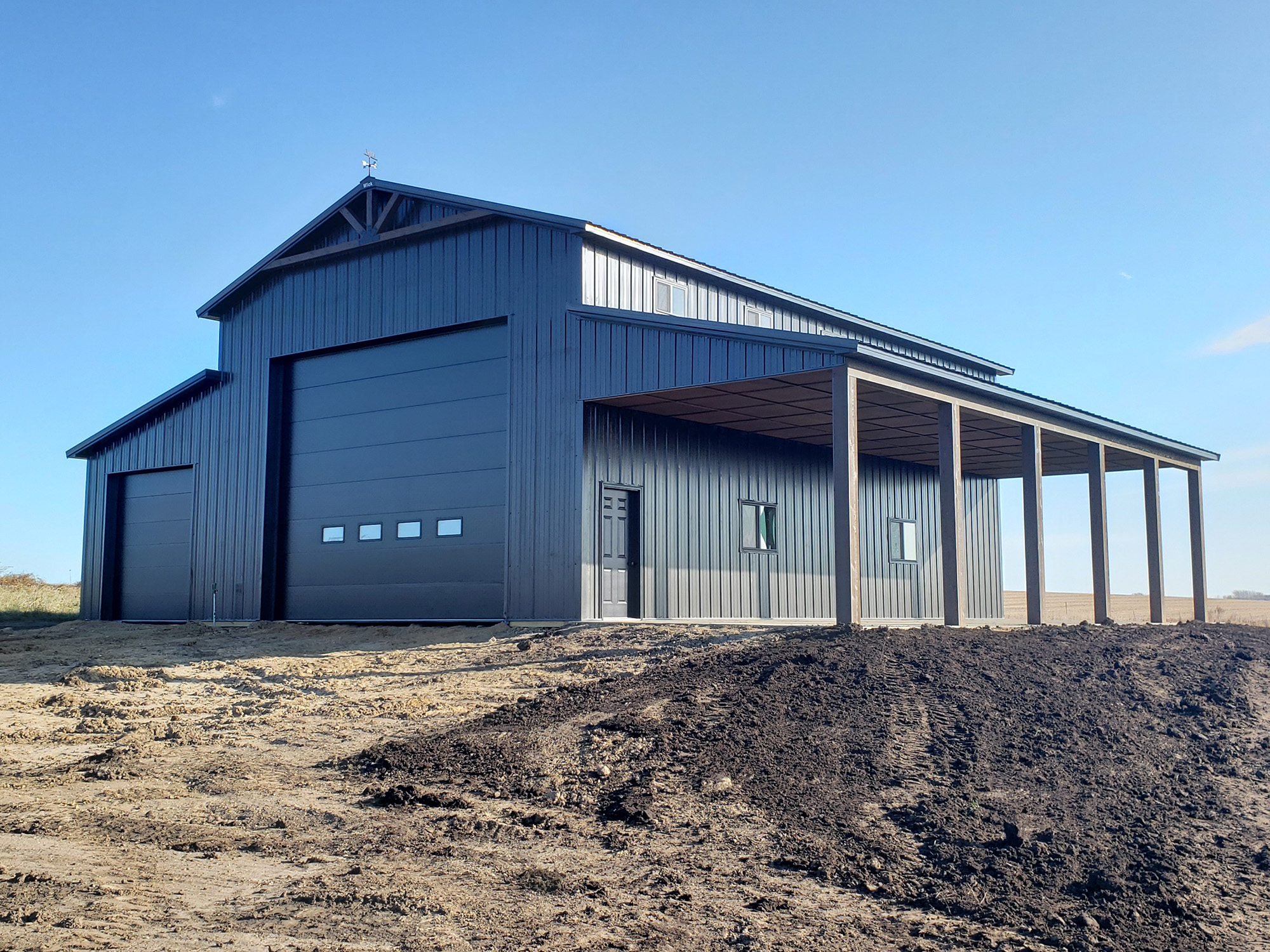 Suburban Pole Barn Garage