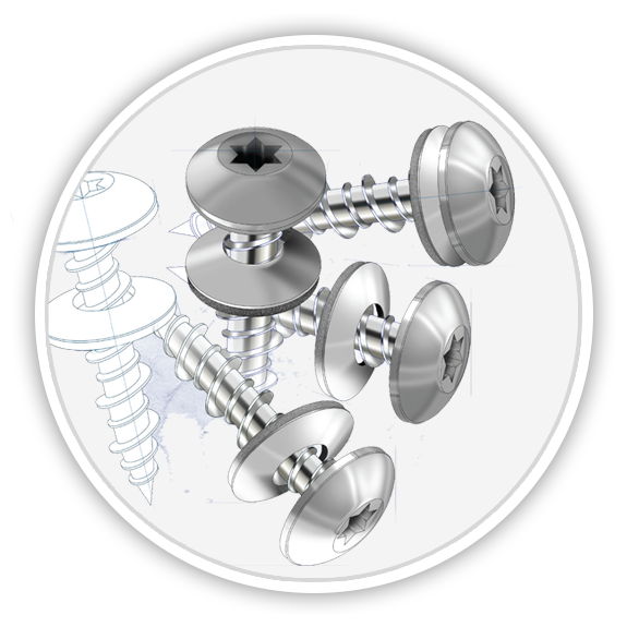Illustration of Wick's next-generation screw fasteners